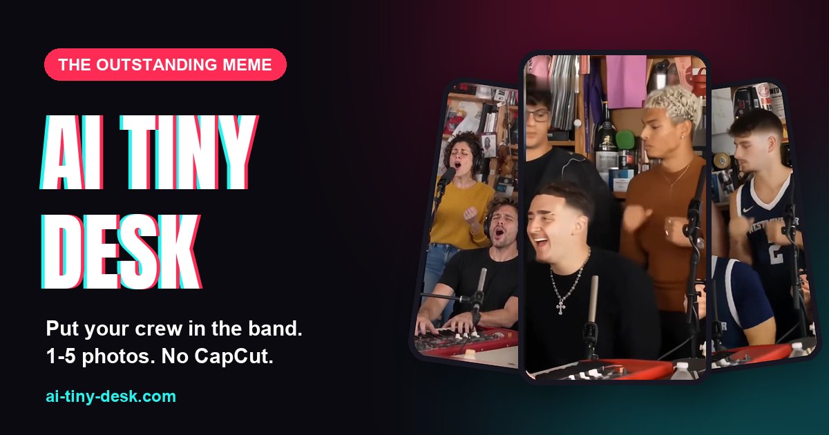 How to Make the AI Tiny Desk Video, Step by Step